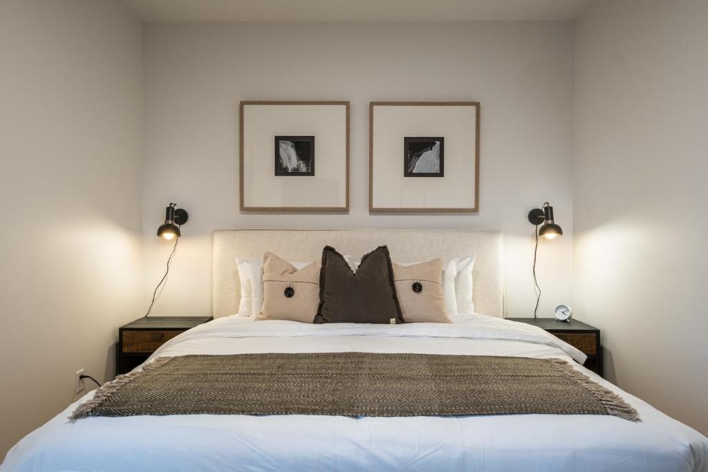 Postel nebo postele na pokoji v ubytování Tremblant Prestige - Verbier 4-102