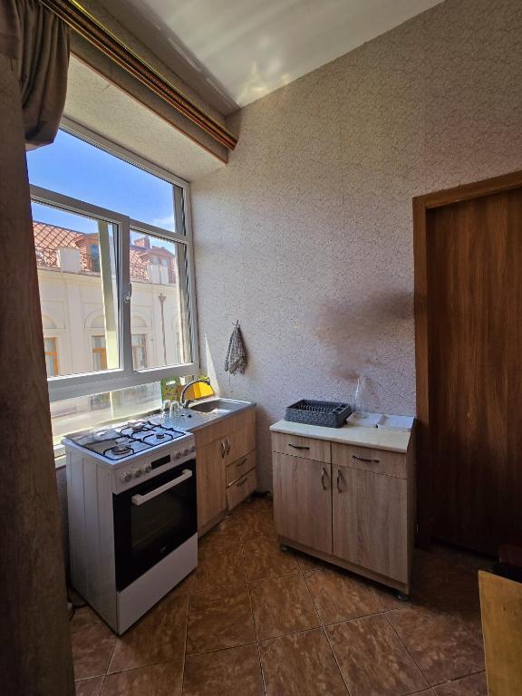 Kuchyň nebo kuchyňský kout v ubytování Friendly Hotel by Art Nova