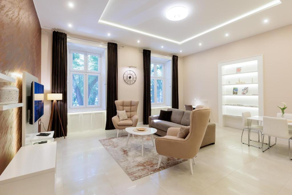 Posezení v ubytování Apartman Mirakul