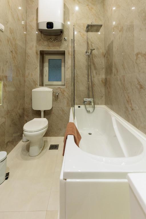 Koupelna v ubytování Apartman Mirakul
