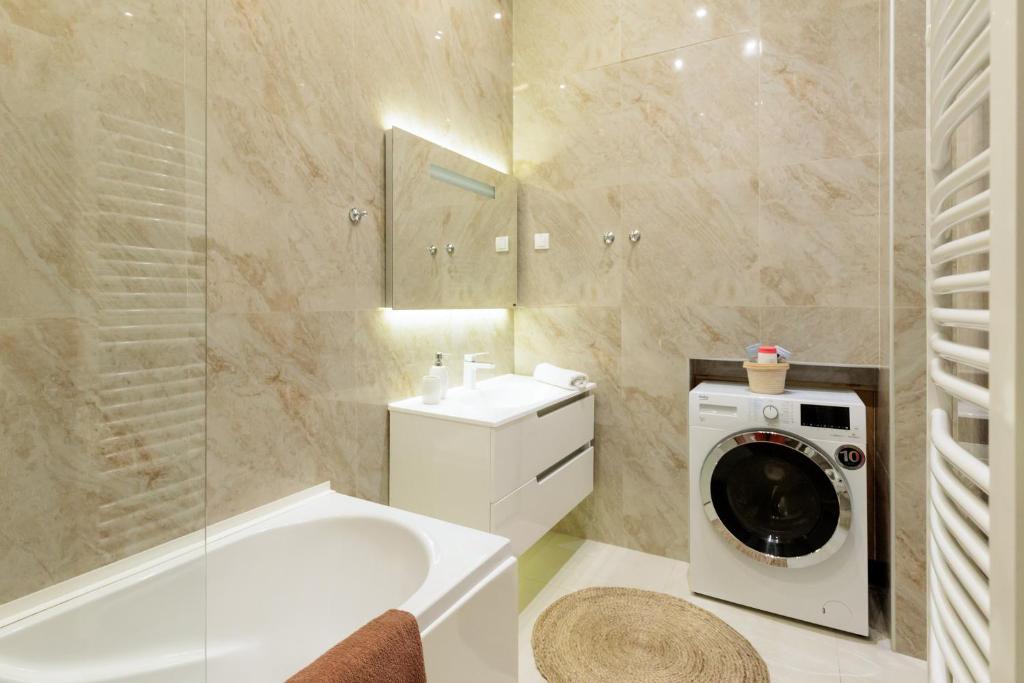 Koupelna v ubytování Apartman Mirakul