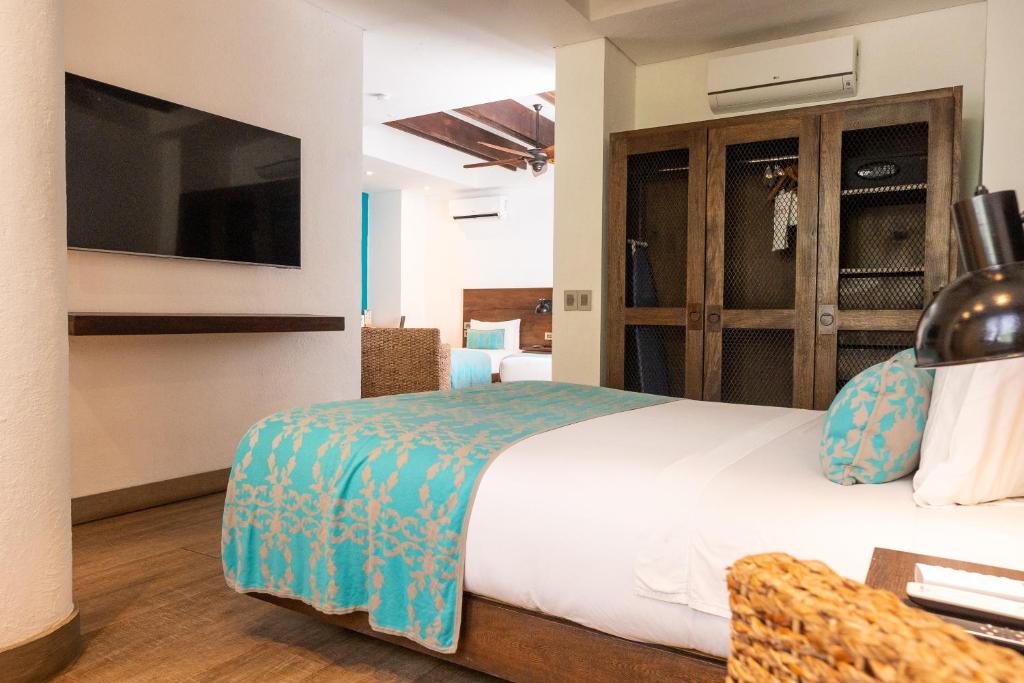 Postel nebo postele na pokoji v ubytování Sophia Hotel