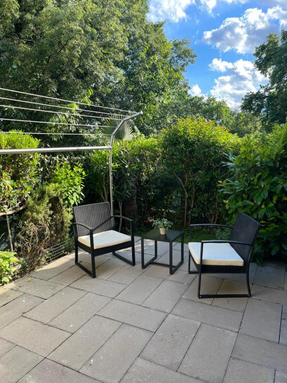 Vonkajšia záhrada v ubytovaní Apartment Bivio