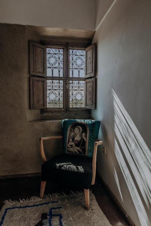 Posezení v ubytování Riad Bab Ahmar