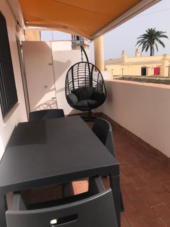 A balcony or terrace at Apartamento DUPLEX CRUZ DEL MAR