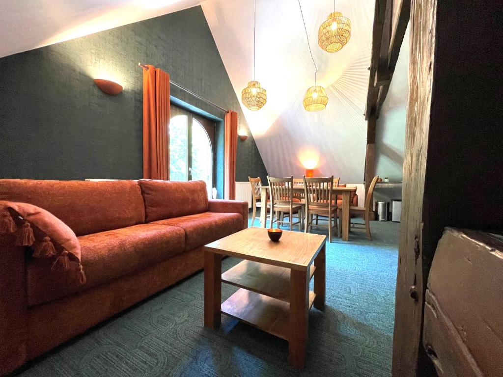 Posezení v ubytování Hotel des Comtes Durbuy