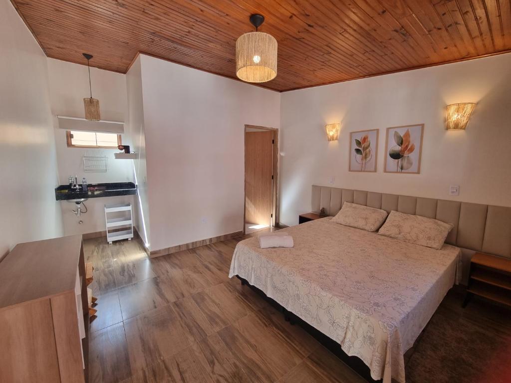 Кровать или кровати в номере Free Soul House - Localização ideal no centrinho