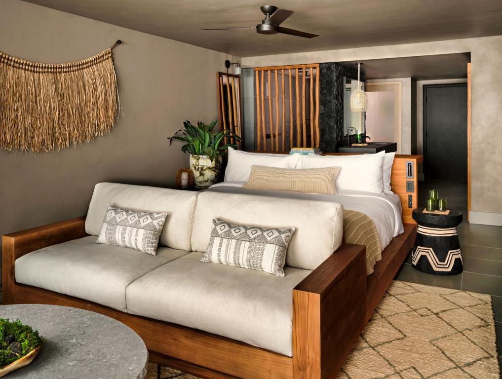 Posezení v ubytování 1 Hotel Hanalei Bay