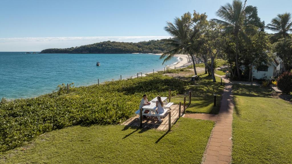 Landskap semula jadi dekat dengan resort