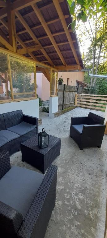 Posezení v ubytování Casa Iulia & Matei