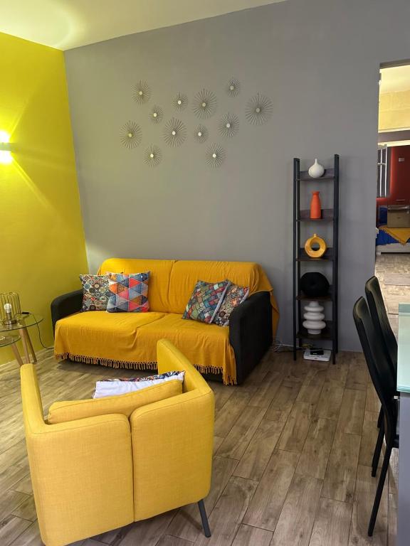 Posezení v ubytování Ritz Apartments Marsalforn Gozo