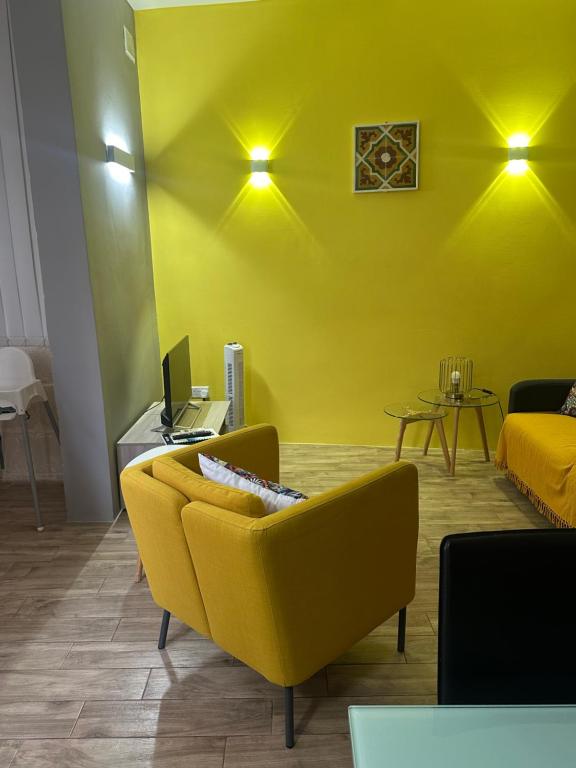 Posezení v ubytování Ritz Apartments Marsalforn Gozo