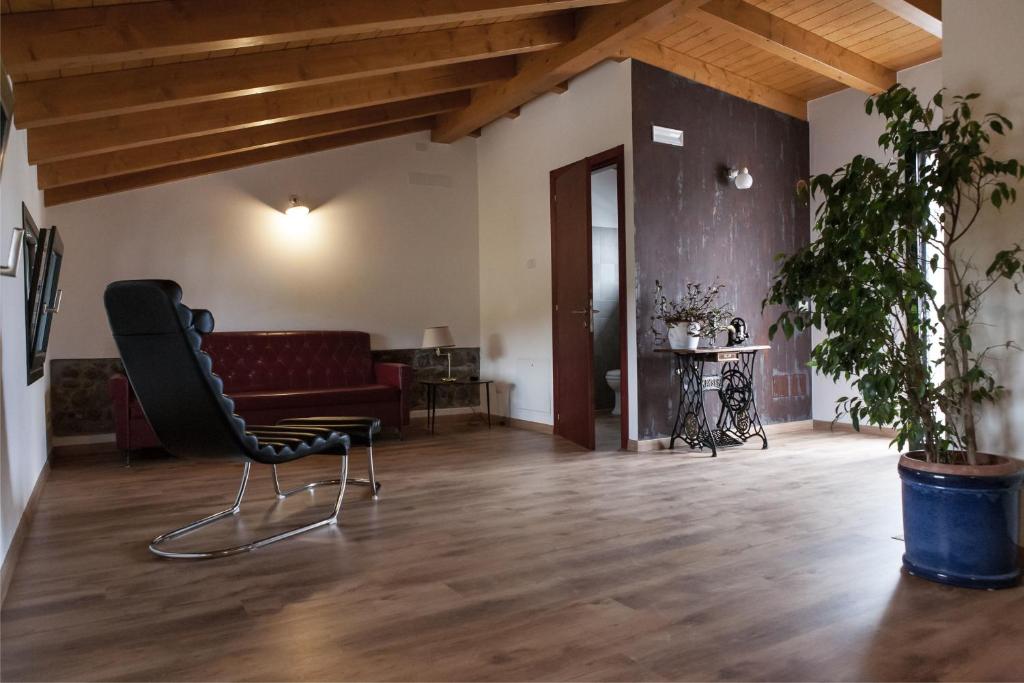 Posezení v ubytování Agriturismo Scribano