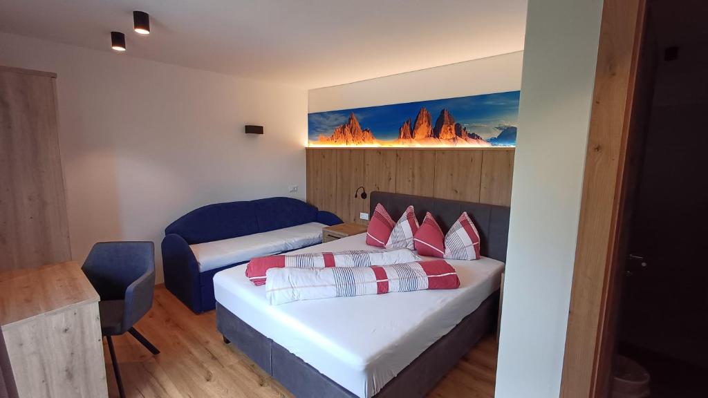 Postel nebo postele na pokoji v ubytování Langwieserhof