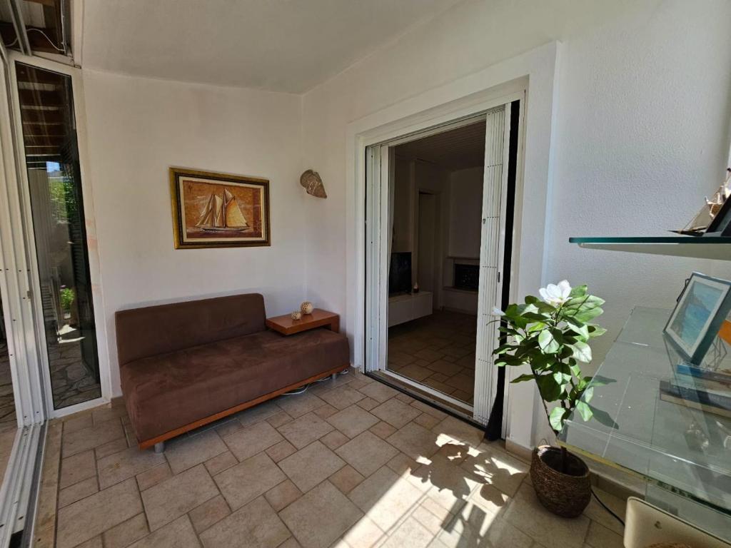 Część wypoczynkowa w obiekcie Beachfront House 13 ,Glyfada