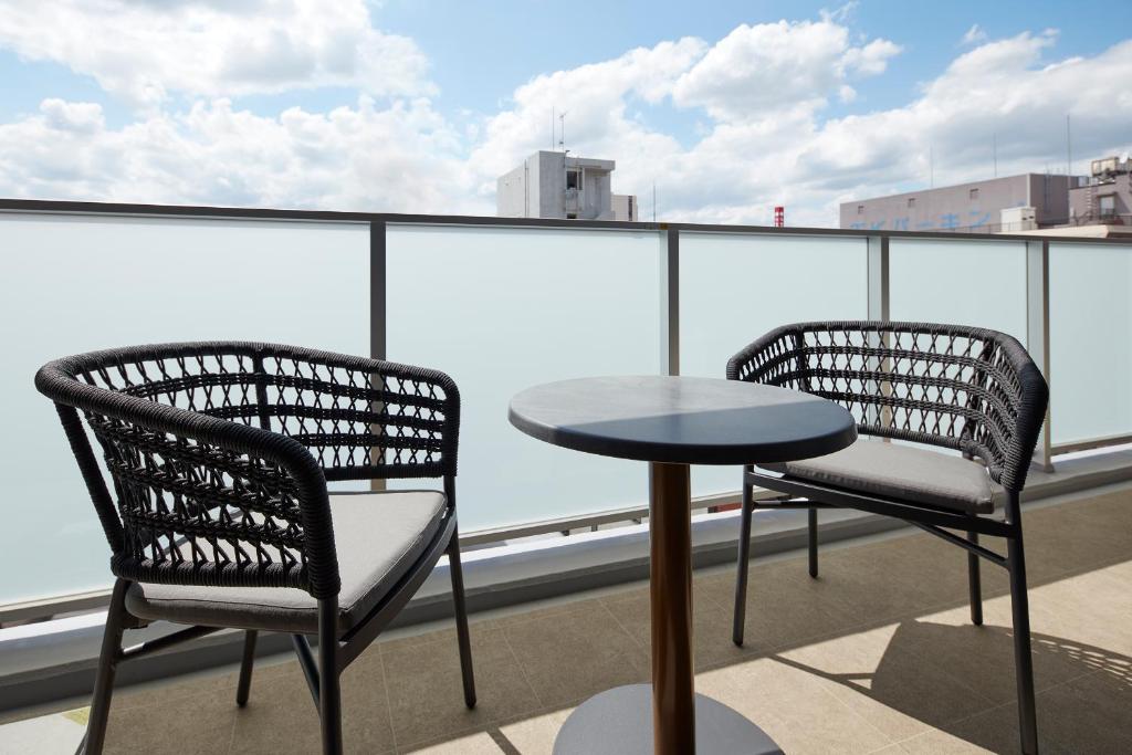 Balkón nebo terasa v ubytování MONday Apart Premium Asakusa