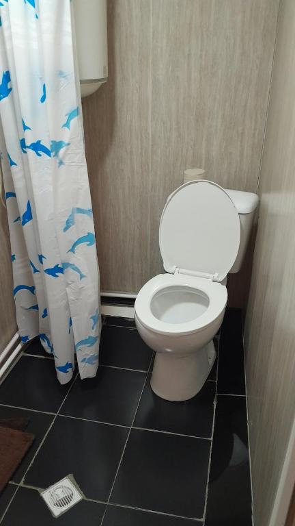 Koupelna v ubytování Guest House Tengo