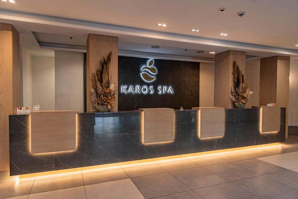 Certifikát, hodnocení, plakát nebo jiný dokument vystavený v ubytování Hotel Karos Spa