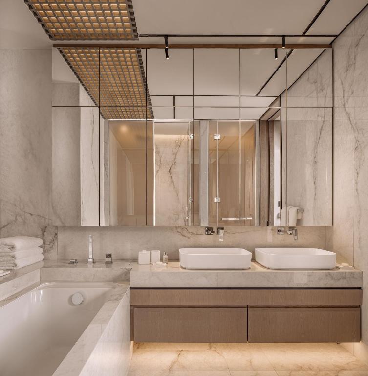 Koupelna v ubytování Amathus Residences