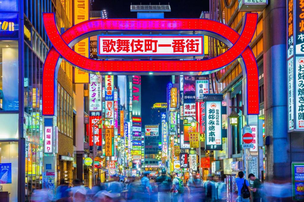 Nespecifikovaný výhled na destinaci Tokio nebo výhled na město při pohledu z penzionu