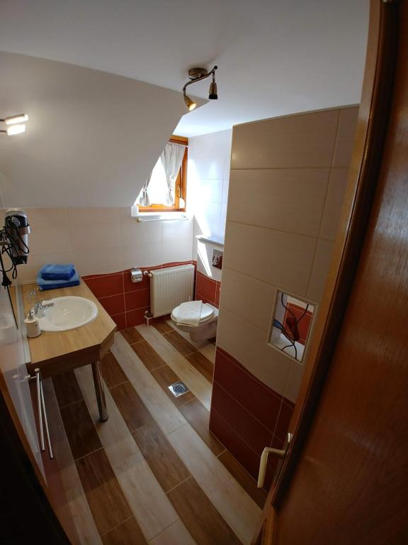 Posezení v ubytování Ciklámen apartman