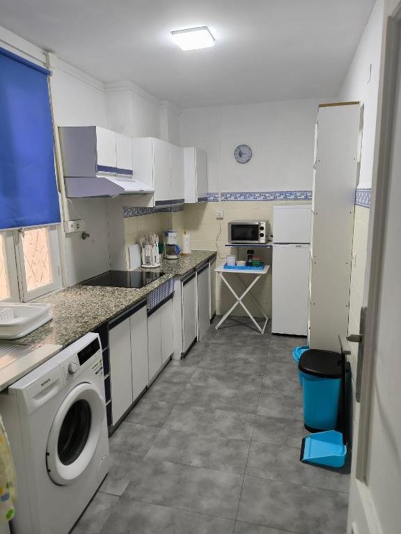 Kuchyň nebo kuchyňský kout v ubytování Tonos de Azul