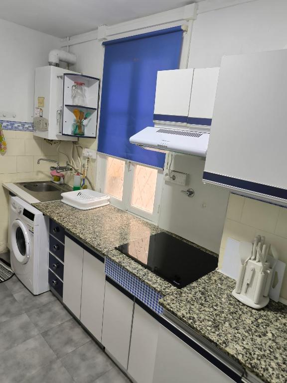 Kuchyň nebo kuchyňský kout v ubytování Tonos de Azul