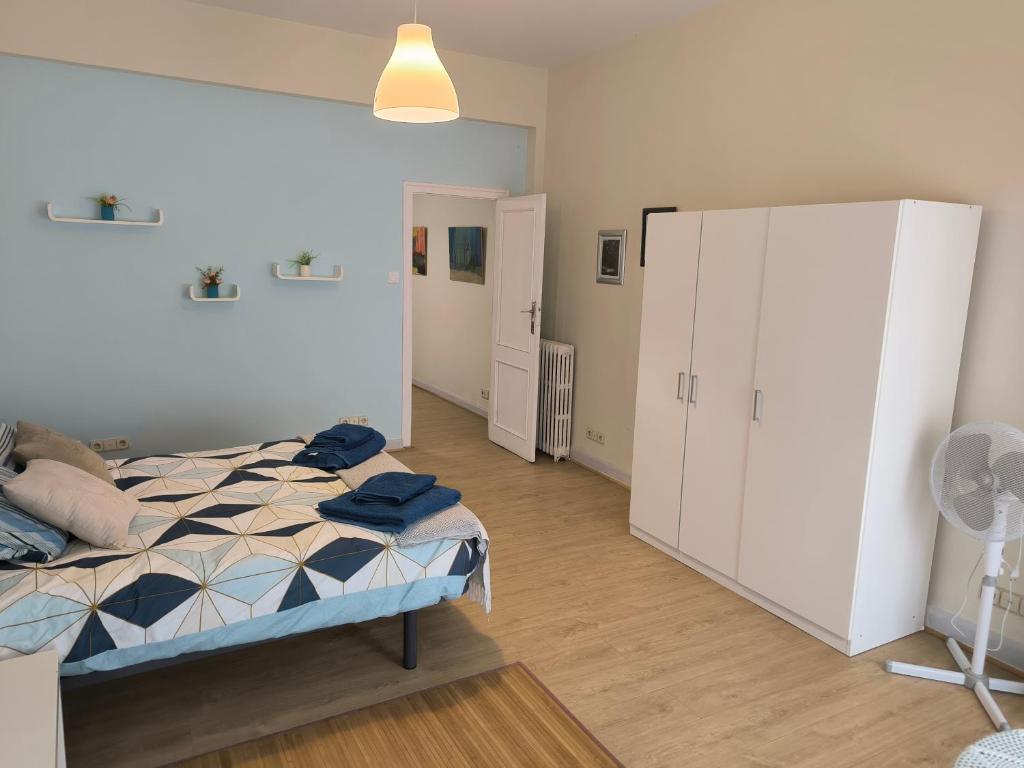 Postel nebo postele na pokoji v ubytování Tonos de Azul