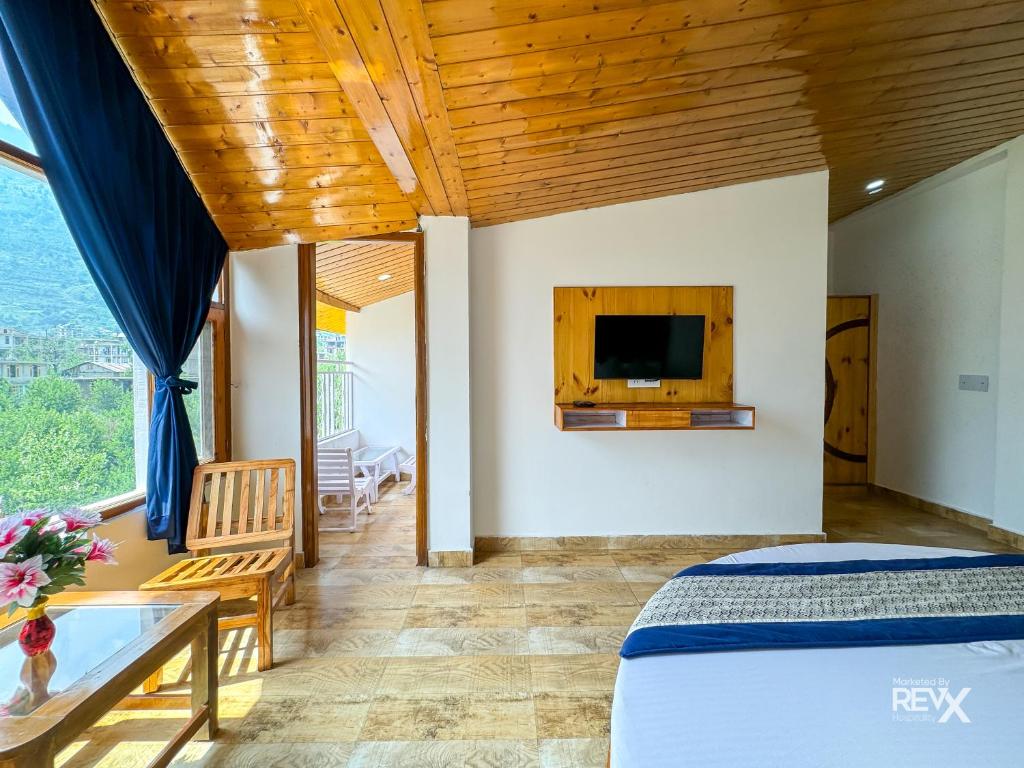 TV a/nebo společenská místnost v ubytování Shanag Inn Resort