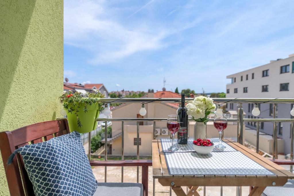 Balkón alebo terasa v ubytovaní Trogir Downtown Apartments