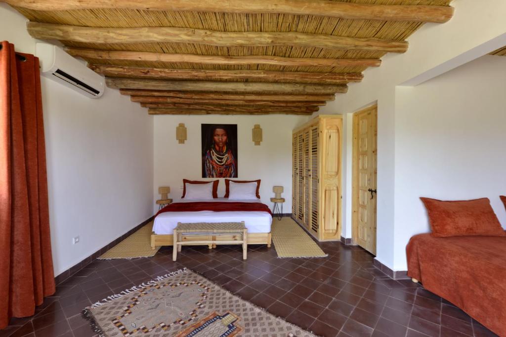 Villa Agora, Villa à la campagne proche Marrakech - Quadruple Room With Garden View