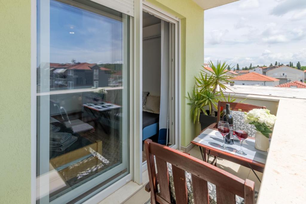 Balkón alebo terasa v ubytovaní Trogir Downtown Apartments