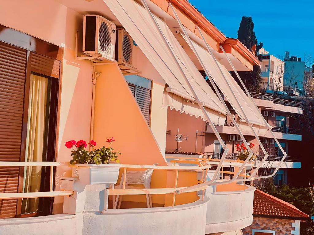 Balkón nebo terasa v ubytování Hotel Lungomare