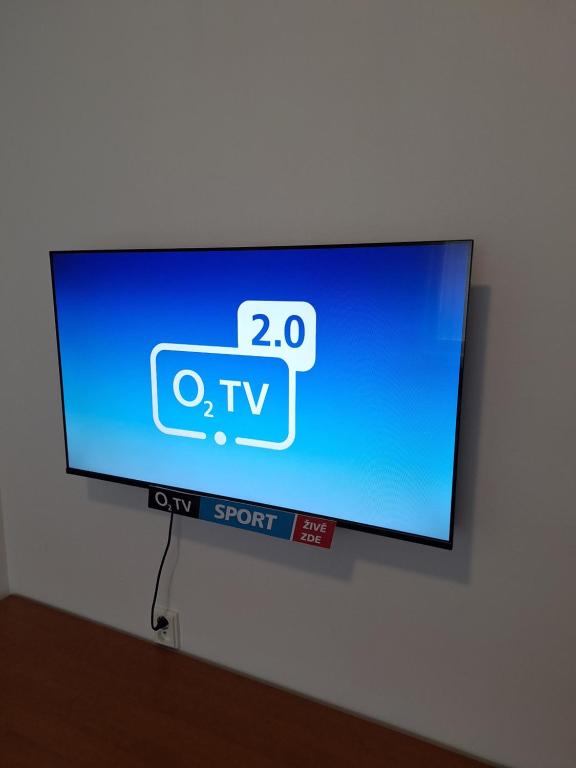 Telewizja i/lub zestaw kina domowego w obiekcie Hotelak Martinov