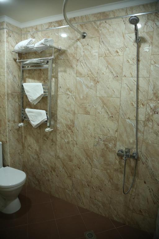Koupelna v ubytování Vell Grey Hotel