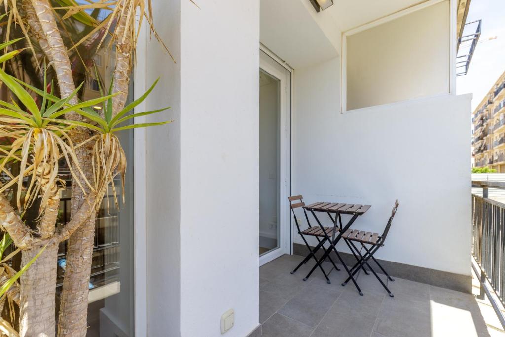 Balkón alebo terasa v ubytovaní Six Apartments by Caleta Homes