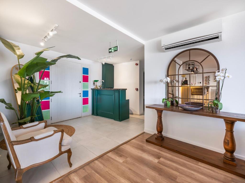 Posezení v ubytování Hillora Hotel Buyukada
