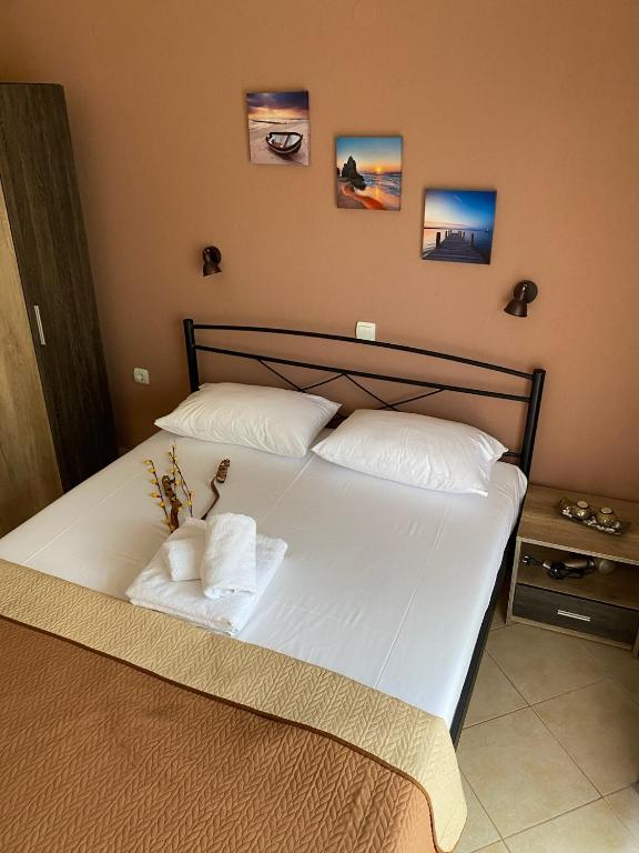 Postel nebo postele na pokoji v ubytování Kap's appartment (1)