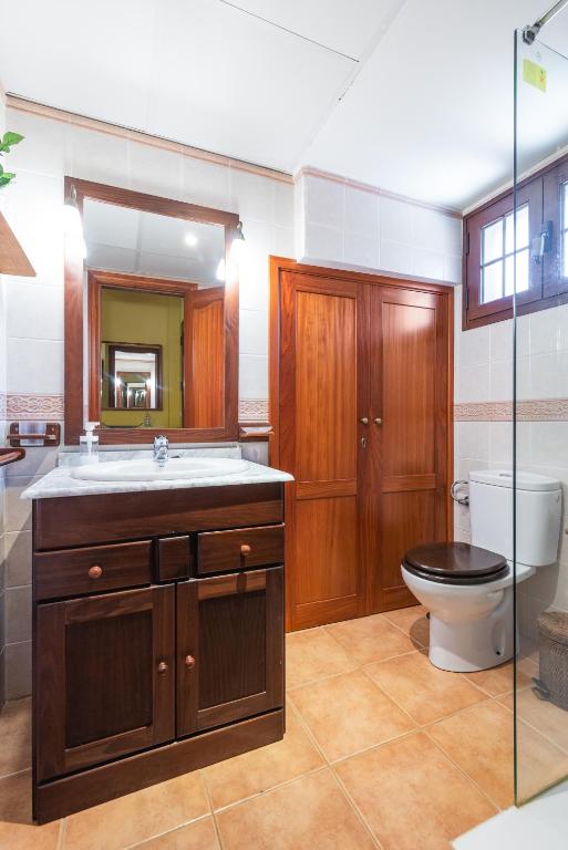 A bathroom at Villa Arrebol Azul