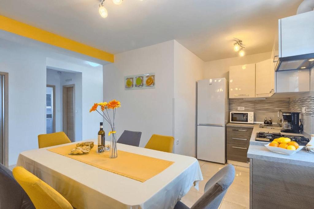 Kuchyň nebo kuchyňský kout v ubytování Apartment Viola ,2019