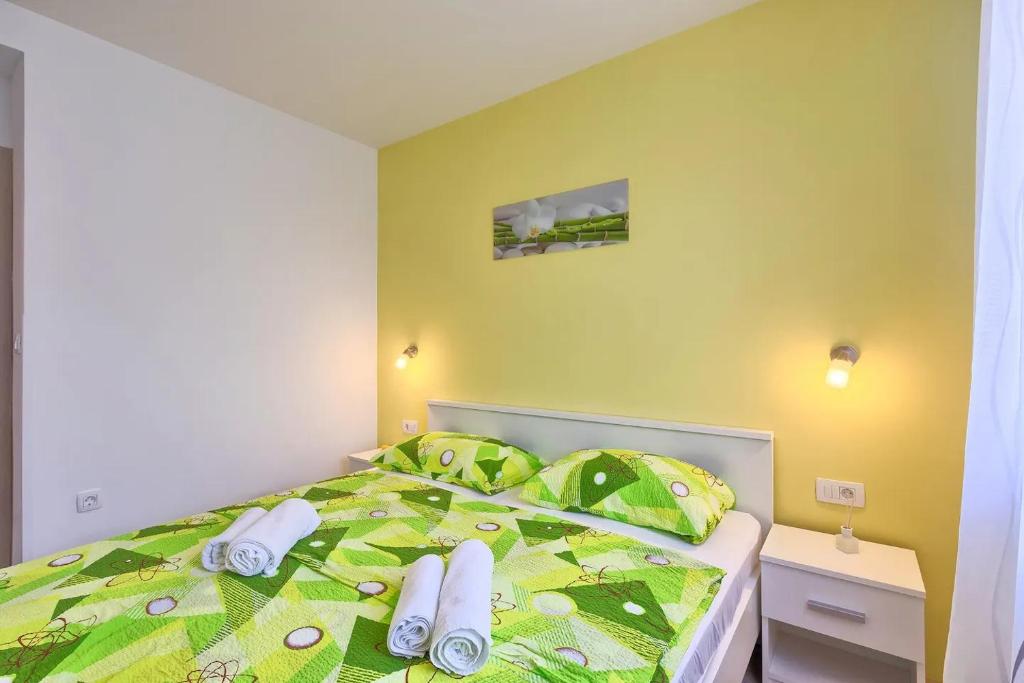 Postel nebo postele na pokoji v ubytování Apartment Viola ,2019
