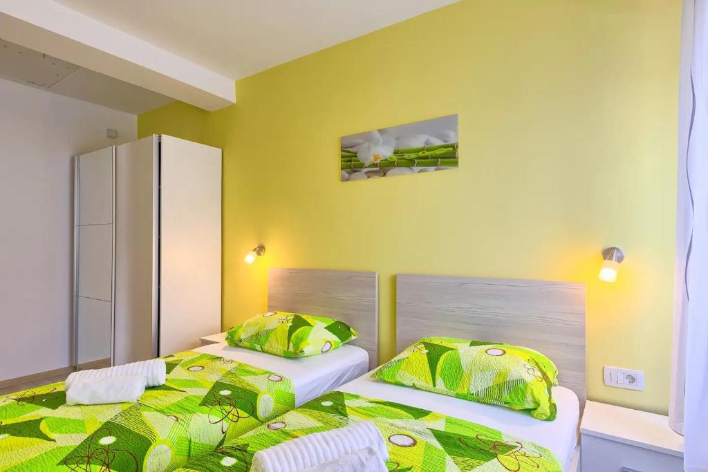 Postel nebo postele na pokoji v ubytování Apartment Viola ,2019