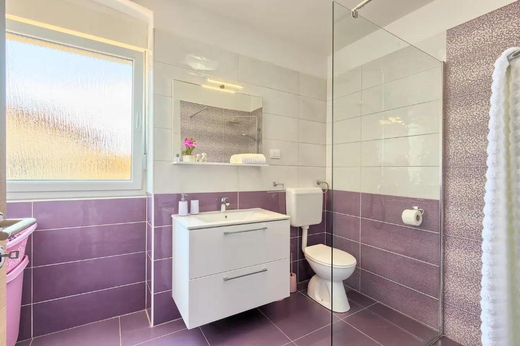 Koupelna v ubytování Apartment Viola ,2019
