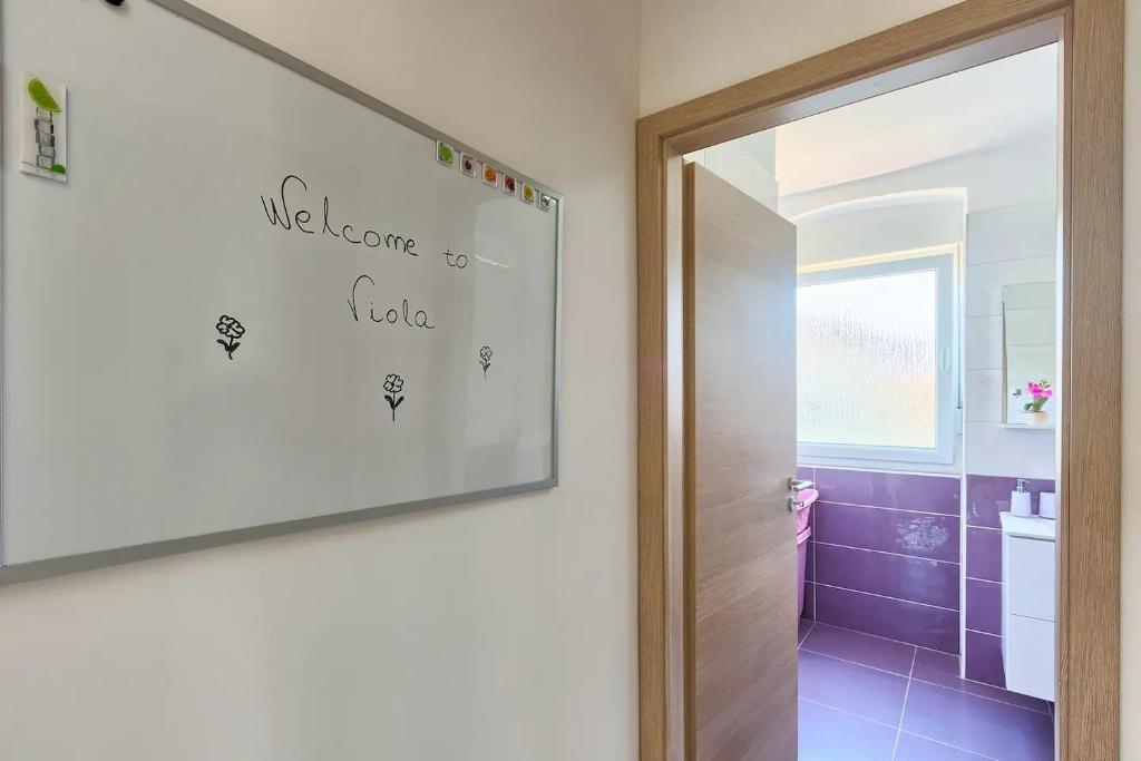 Koupelna v ubytování Apartment Viola ,2019