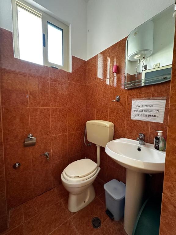 Koupelna v ubytování Hotel Ani-T