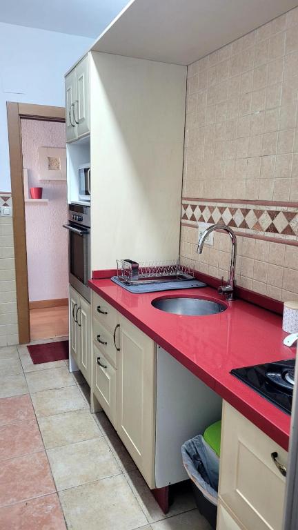 Una cocina o zona de cocina en Apartment Turquesa - Almería