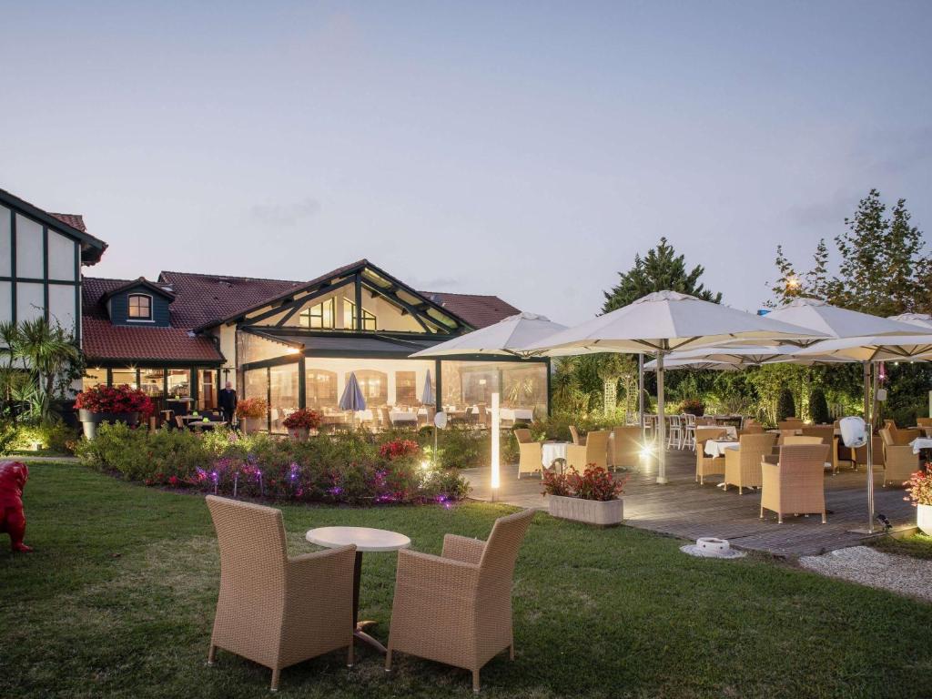 Zahrada ubytování Hotel Donibane Saint-Jean-de-Luz