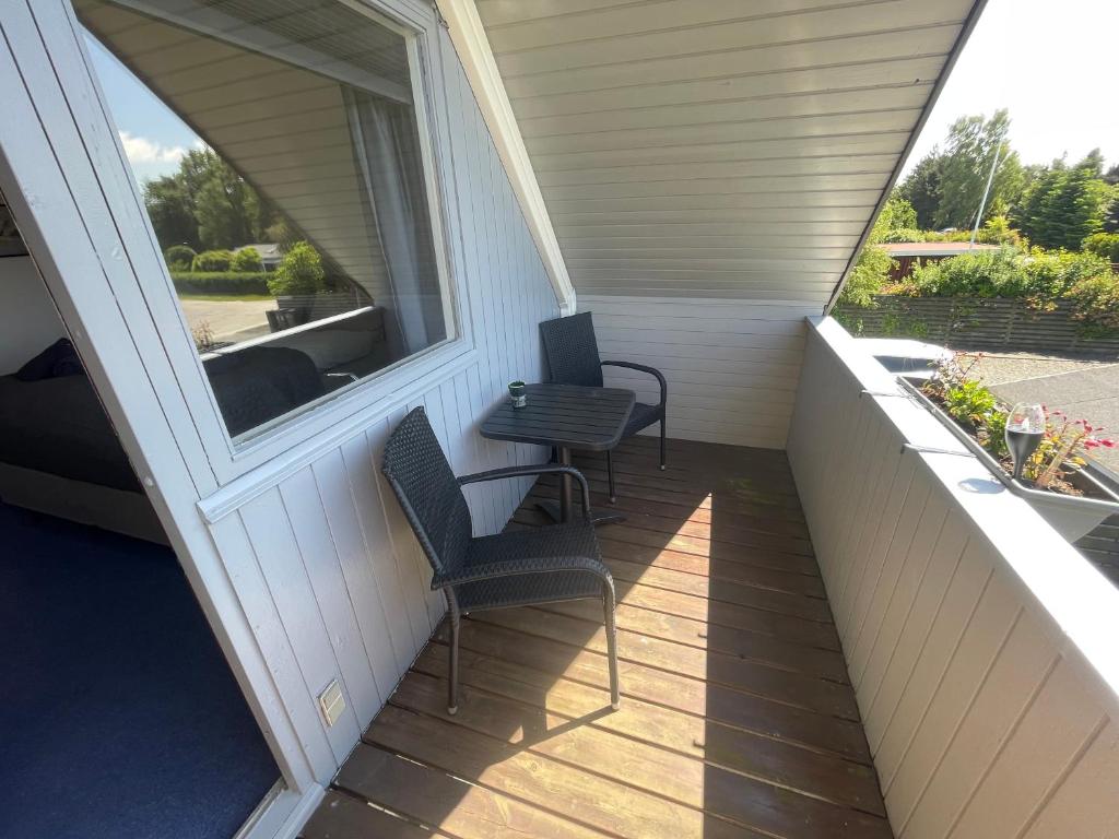 Balkón nebo terasa v ubytování Marielyst Guesthouse
