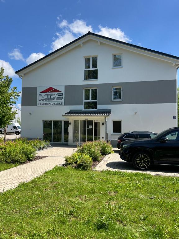 Budova, kde se aparthotel nachází
