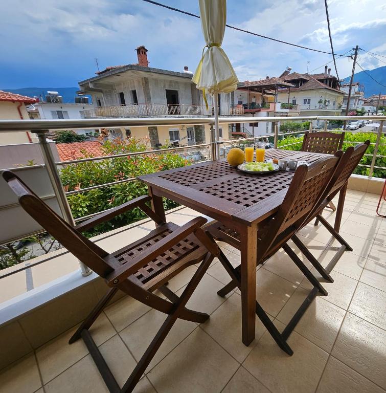 Balkón nebo terasa v ubytování KRAKEN Apartment